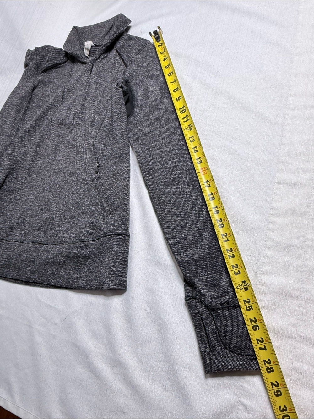 Lululemon Womens Think Fast Pullover Size 10 Zip Warm Running Jog Top - Picture 10 of 12